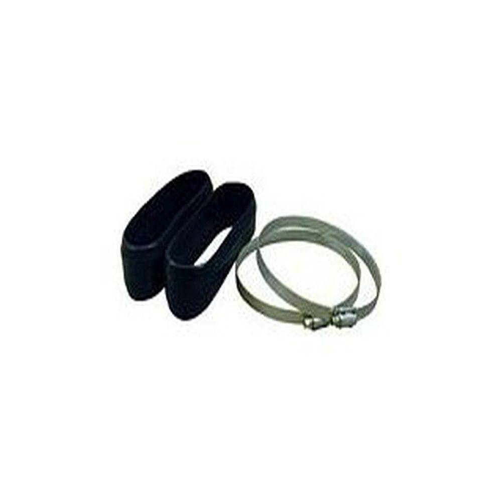 Schlauchschelle mit Gummiabdeckung - Ø 100 mm - VE 2 Stück - Preis per VE