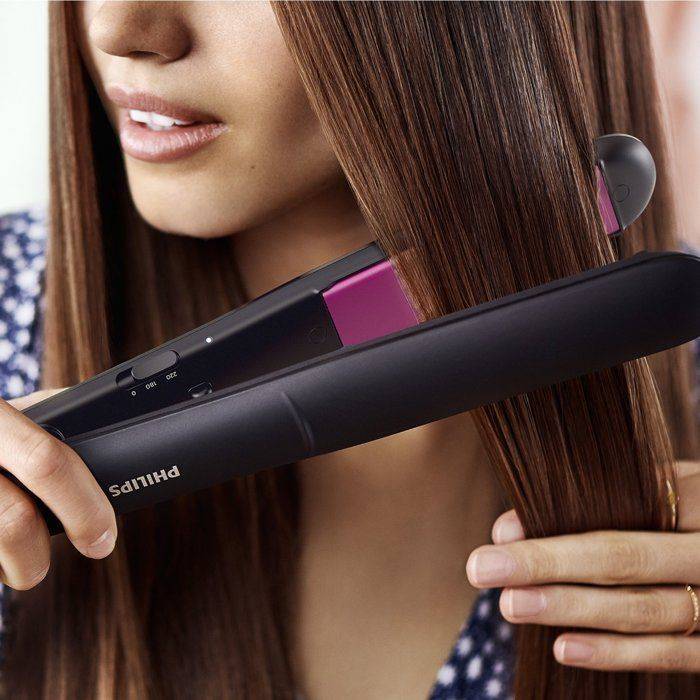 PHILIPS BHS375 / 00 Essential Straightener, ThermoProtect-Technologie, Keratin- und Keramikplatten, einstellbare Temperatur bis 220 ° C.