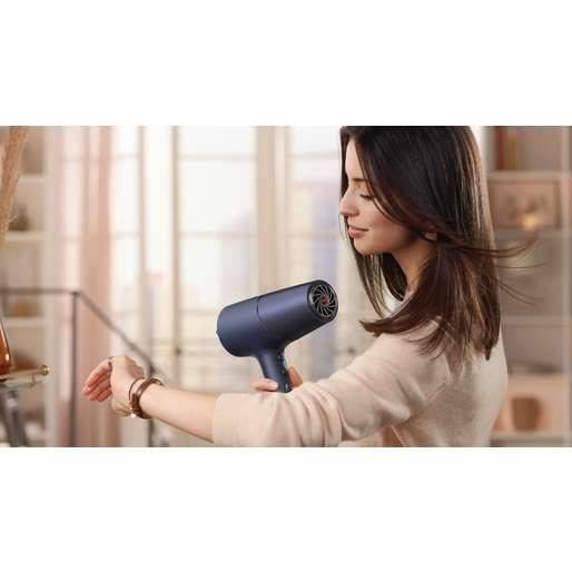 PHILIPS BHD510 / 00 Haartrockner Serie 5000 - 2300W - ThermoShield - Gleichstrommotor - 6 Geschwindigkeiten / T ° - Ionenfunktion - Kaltluft - Blau