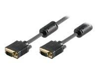 Wentronic VGA-Kabel - HD-15 (VGA) (M) zu HD-15 (VGA) - (M) - 2 m - Schwarz