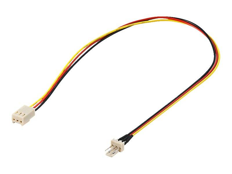 Int.PC Stromkabel, 3 pol. St > 3 pol. Kup., 0,3m, Bulk