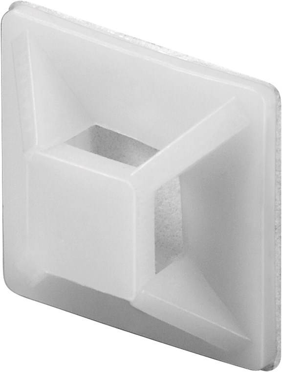 goobay Klebesockel mit Öse natur (Bulk)