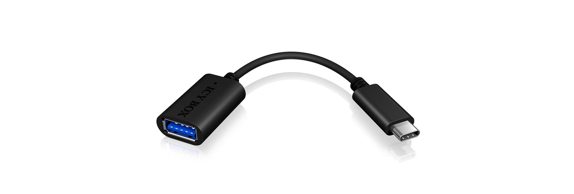 USB Adapter IcyBox USB 3.0 A -> C Bu/St IB-CB006 (b)