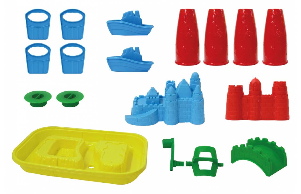 Jamara 460344, Sand-&Wasserspiegel, Innen & Außen, 3 Jahr(e), Rot, Gelb