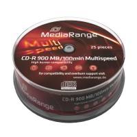 MediaRange - 25 x CD-R - 900 MB (100 Min.) 48x