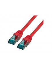 EFB RJ45 Patchkabel S/FTP, Cat.6A, LSZH, 15m, rot