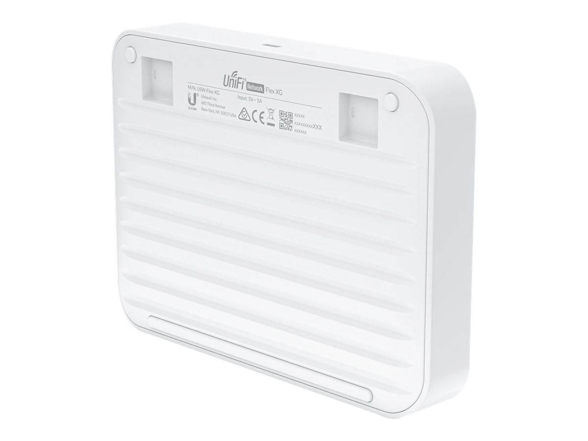 Ubiquiti USW Flex XG - Switch - managed - 4 x 100/1000/2.5G/5G/10GBase-T + 1 x 10/100/1000 (PoE+)