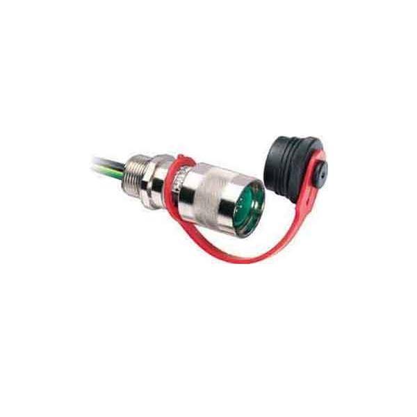 Stahl Flanschsteckdose 8591/181-06-3000