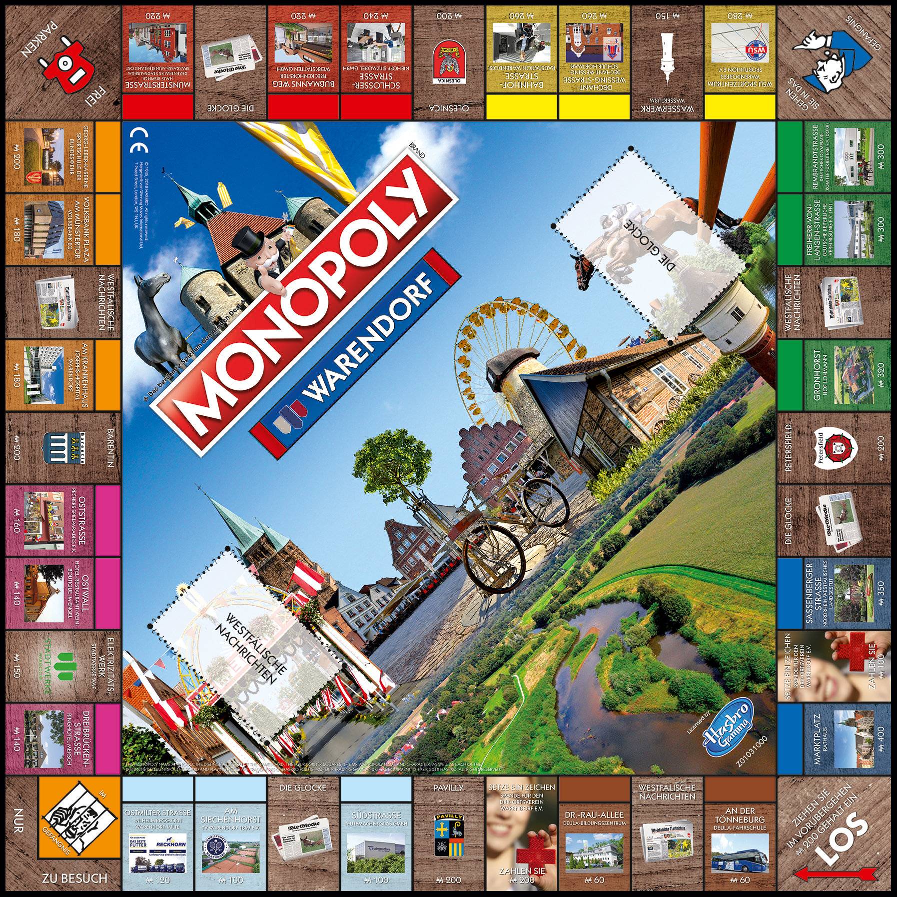 Monopoly Warendorf Stadt Edition limitierte Sonderedition Brettspiel Gesellschaftsspiel