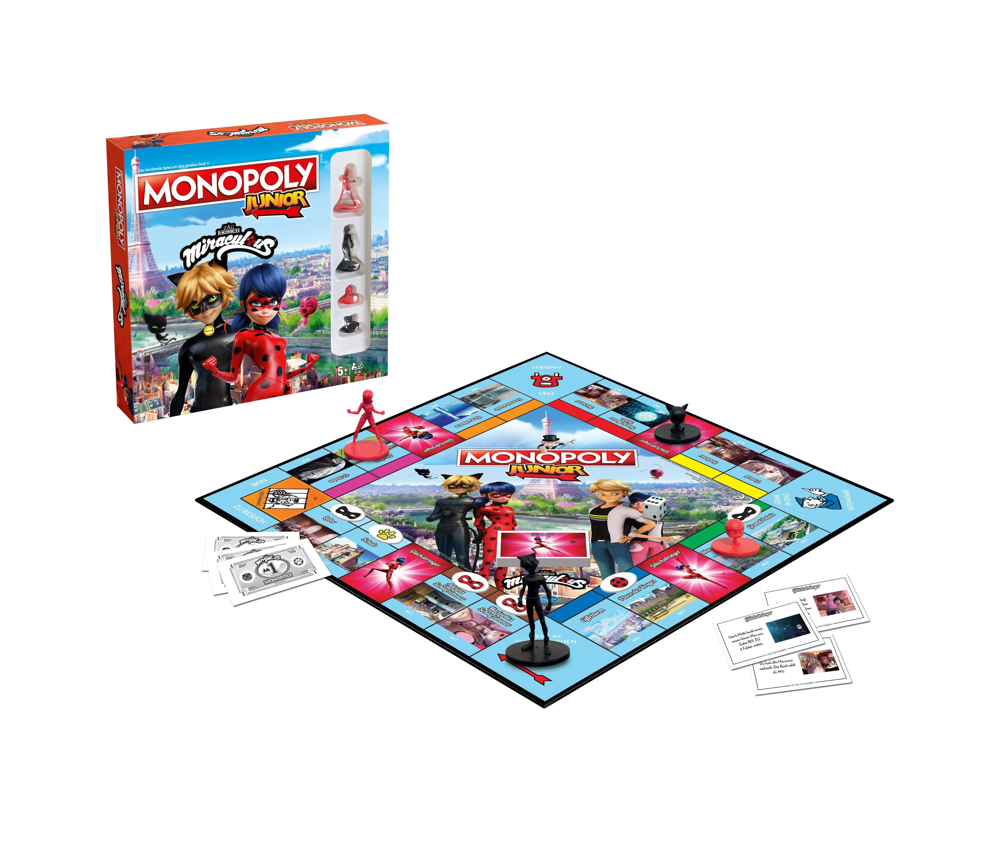 Monopoly Junior Miraculous Spiel Gesellschaftsspiel Brettspiel deutsch