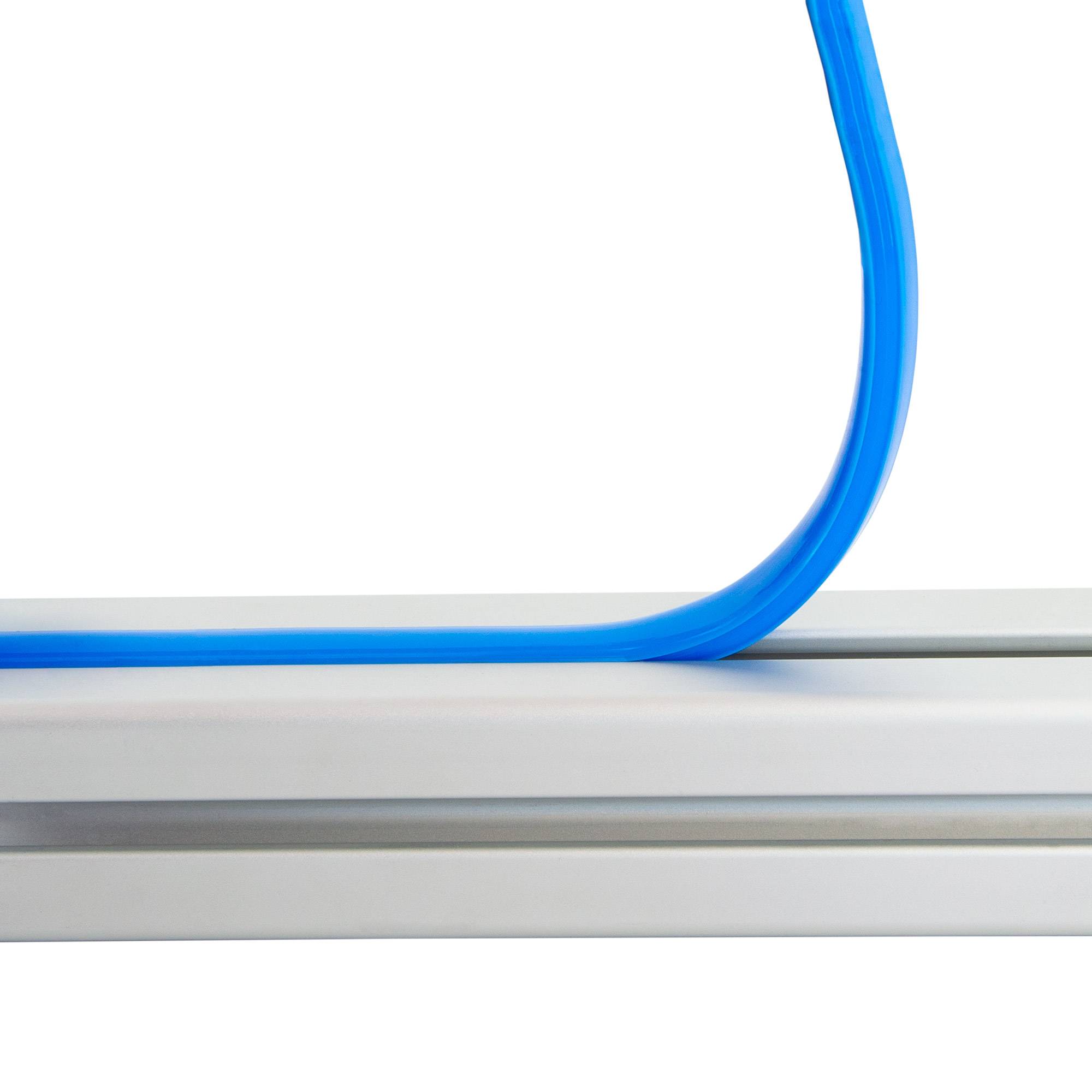 SCHMIDT systemprofile 10m Gummiband Blau Nut 8 T-Nut Gummi-Leiste Abdeckprofil Schutzprofil Aluprofil-Zubehör