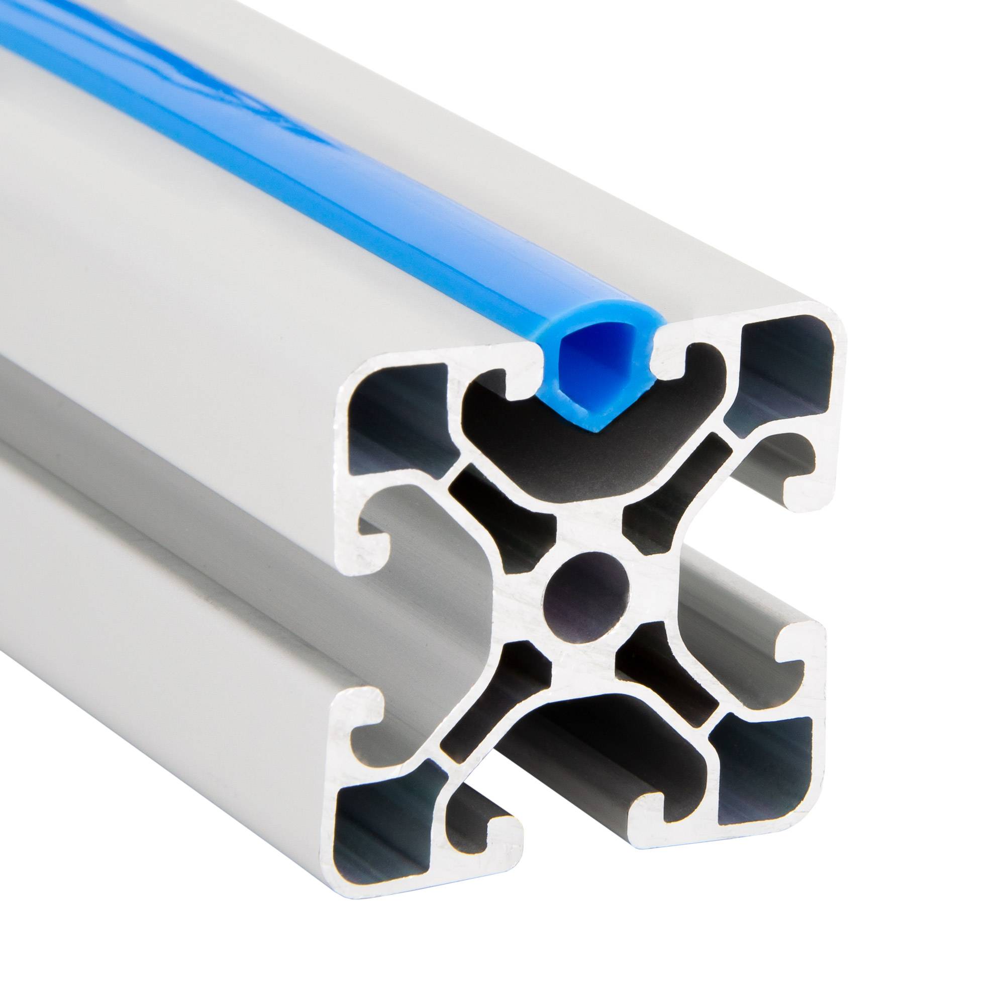 SCHMIDT systemprofile 10m Gummiband Blau Nut 8 T-Nut Gummi-Leiste Abdeckprofil Schutzprofil Aluprofil-Zubehör