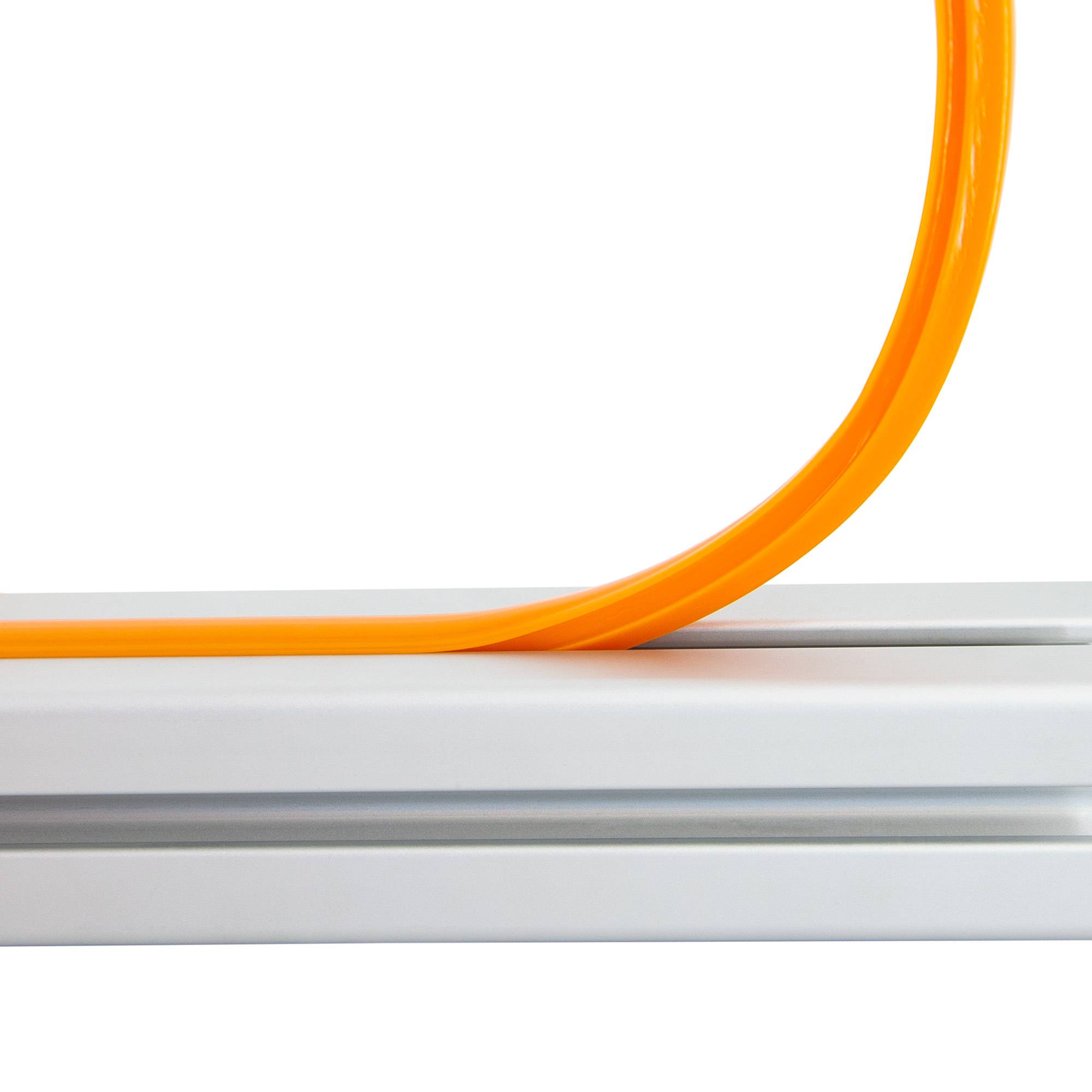 SCHMIDT systemprofile 10m Gummiband Orange Nut 8 T-Nut Gummi-Leiste Abdeckprofil Schutzprofil Aluprofil-Zubehör