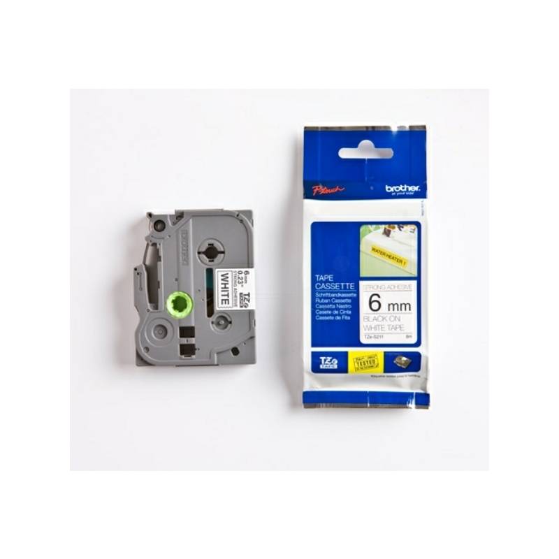 brother TZe-Tape TZe-S211 Schriftband extra stark,