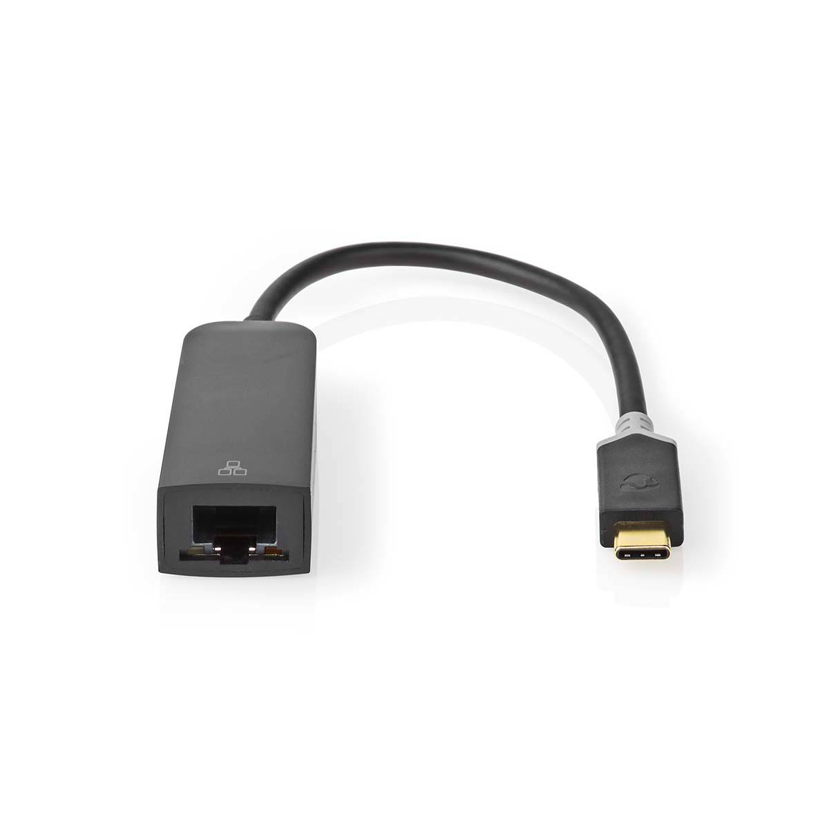 Nedis USB-Netzwerkadapter| USB 3.2 Gen 1| 1000 Mbps| USB-C Stecker| RJ45 Buchse| 0 - Digital/Daten - Netzwerk