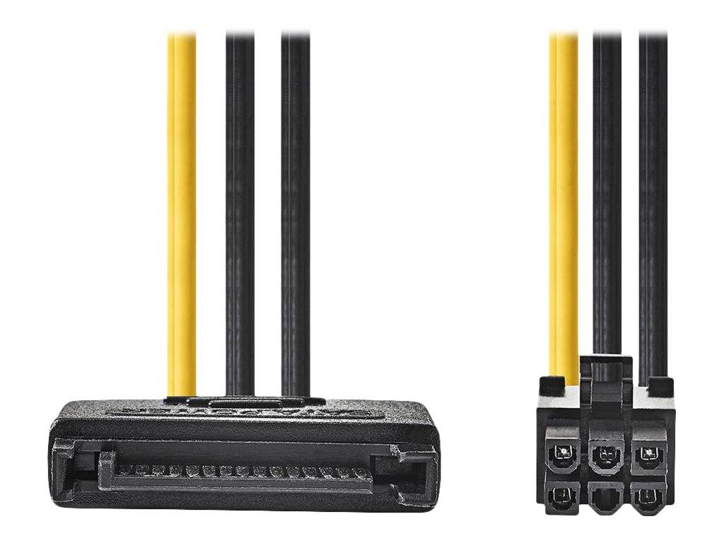 Nedis Interne Stromkabel | SATA 15-Pin Stecker | PCI Express Buchse | Vergoldet