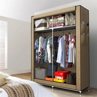 Intirilife Faltschrank 108x170x45 cm in CRÈME BEIGE - mit Reißverschluss Stoffschrank Kleiderschrank mit Kleiderstange, Fächern und Seitentasche Intirilife Faltschrank 108x170x45 cm in CRÈME BEIGE - mit Reißverschluss Stoffschrank Kleiderschrank mit Kleiderstange, Fächern und Seitentasche