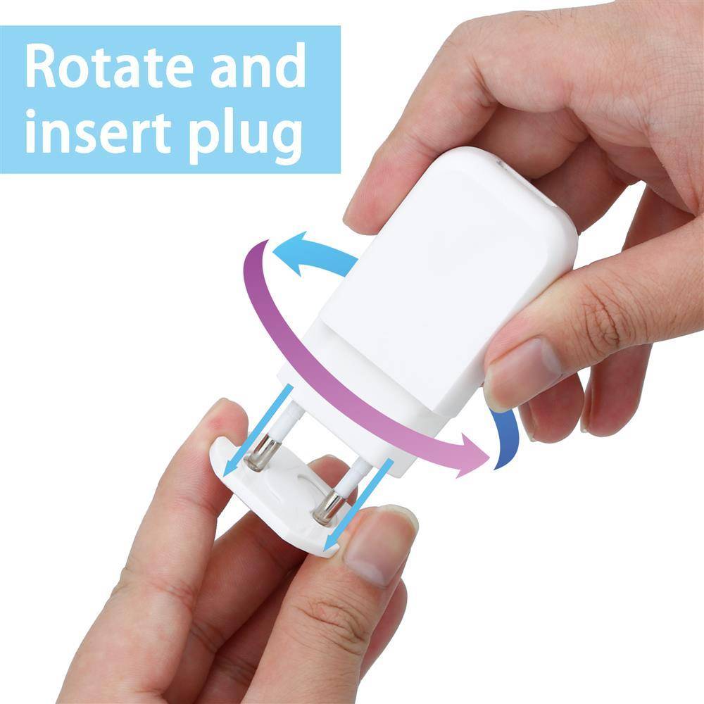 Intirilife Klebe Steckdosen Abdeckung in WEISS – 20er Set Steckdosenschutz zum Kleben mit Drehmechanik für besseren Schutz – Steckdosensicherung
