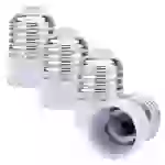 Intirilife E27 auf E14 Lampensockel Adapter in WEISS – 4x Lampenadapter zum Umformatieren von E27 auf E14 – 4er Set Konverter für Lampenfassung f Intirilife E27 auf E14 Lampensockel Adapter in WEISS – 4x Lampenadapter zum Umformatieren von E27 auf E14 – 4er Set Konverter für Lampenfassung f