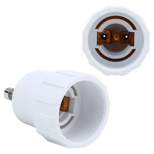 Intirilife GU10 auf E14 Lampensockel Adapter in WEISS – 4x Lampenadapter zum Umformatieren von GU10 auf E14 – 4er Set Konverter für Lampenfassung Intirilife GU10 auf E14 Lampensockel Adapter in WEISS – 4x Lampenadapter zum Umformatieren von GU10 auf E14 – 4er Set Konverter für Lampenfassung