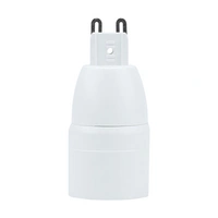 Intirilife G9 auf E14 Lampensockel Adapter in WEISS – 4x Lampenadapter zum Umformatieren von G9 auf E14 – 4er Set Konverter für Lampenfassung fü Intirilife G9 auf E14 Lampensockel Adapter in WEISS – 4x Lampenadapter zum Umformatieren von G9 auf E14 – 4er Set Konverter für Lampenfassung fü