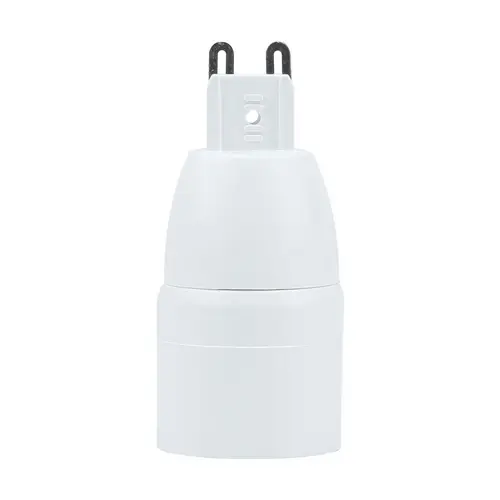 Intirilife G9 auf E14 Lampensockel Adapter in WEISS – 4x Lampenadapter zum Umformatieren von G9 auf E14 – 4er Set Konverter für Lampenfassung fü Intirilife G9 auf E14 Lampensockel Adapter in WEISS – 4x Lampenadapter zum Umformatieren von G9 auf E14 – 4er Set Konverter für Lampenfassung fü