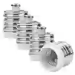 Intirilife E40 auf E27 Lampensockel Adapter in WEISS – 4x Lampenadapter zum Umformatieren von E40 auf E27 – 4er Set Konverter für Lampenfassung f Intirilife E40 auf E27 Lampensockel Adapter in WEISS – 4x Lampenadapter zum Umformatieren von E40 auf E27 – 4er Set Konverter für Lampenfassung f