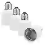 Intirilife E27 auf E40 Lampensockel Adapter in WEISS – 4x Lampenadapter zum Umformatieren von E27 auf E40 – 4er Set Konverter für Lampenfassung f Intirilife E27 auf E40 Lampensockel Adapter in WEISS – 4x Lampenadapter zum Umformatieren von E27 auf E40 – 4er Set Konverter für Lampenfassung f