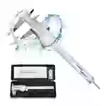 Intirilife Digitaler Messschieber in SILBER – 150mm / 6 Zoll IPX54 Wasserdichte Edelstahl Schieblehre Hochpräzises Profi-Messgerät mit LCD-Display Intirilife Digitaler Messschieber in SILBER – 150mm / 6 Zoll IPX54 Wasserdichte Edelstahl Schieblehre Hochpräzises Profi-Messgerät mit LCD-Display