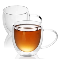 Intirilife 2x Doppelwandiges Thermo Glas Set in 200 - 300ml – Mundgeblasen isoliert für Latte Macchiato, als Teeglas oder Kaffeeglas Spülmaschinen Intirilife 2x Doppelwandiges Thermo Glas Set in 200 - 300ml – Mundgeblasen isoliert für Latte Macchiato, als Teeglas oder Kaffeeglas Spülmaschinen