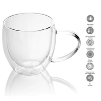 Intirilife 2x Doppelwandiges Thermo Glas Set in 200 - 300ml – Mundgeblasen isoliert für Latte Macchiato, als Teeglas oder Kaffeeglas Spülmaschinen Intirilife 2x Doppelwandiges Thermo Glas Set in 200 - 300ml – Mundgeblasen isoliert für Latte Macchiato, als Teeglas oder Kaffeeglas Spülmaschinen
