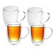 Intirilife 4x Doppelwandiges Thermo Glas Set in 300 - 400ml – Thermoglas Thermogläser Mundgeblasen isoliert Latte Macchiato Teeglas Kaffeeglas Spü Intirilife 4x Doppelwandiges Thermo Glas Set in 300 - 400ml – Thermoglas Thermogläser Mundgeblasen isoliert Latte Macchiato Teeglas Kaffeeglas Spü