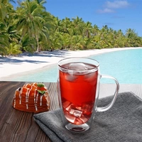 Intirilife 2x Doppelwandiges Thermo Glas Set in 400 - 500ml – Thermoglas Thermogläser Mundgeblasen isoliert Latte Macchiato Teeglas Kaffeeglas Spü Intirilife 2x Doppelwandiges Thermo Glas Set in 400 - 500ml – Thermoglas Thermogläser Mundgeblasen isoliert Latte Macchiato Teeglas Kaffeeglas Spü