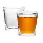Intirilife 2x Whisky Glas in KRISTALL KLAR 'VINTAGE'– Old Fashioned Whiskey Kristallglas Bleifrei im Sculpture Design spülmaschinengeeignet perfekt Intirilife 2x Whisky Glas in KRISTALL KLAR 'VINTAGE'– Old Fashioned Whiskey Kristallglas Bleifrei im Sculpture Design spülmaschinengeeignet perfekt
