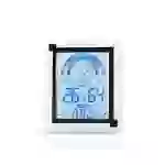 Intirilife Elektronisches Thermometer in WEISS – LCD Touch Thermometer mit Uhr Messgerät für Temperatur, Luftfeuchtigkeit umstellbar auf Fahrenhei Intirilife Elektronisches Thermometer in WEISS – LCD Touch Thermometer mit Uhr Messgerät für Temperatur, Luftfeuchtigkeit umstellbar auf Fahrenhei