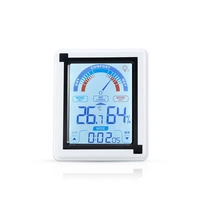 Intirilife Elektronisches Thermometer in WEISS – LCD Touch Thermometer mit Uhr Messgerät für Temperatur, Luftfeuchtigkeit umstellbar auf Fahrenhei Intirilife Elektronisches Thermometer in WEISS – LCD Touch Thermometer mit Uhr Messgerät für Temperatur, Luftfeuchtigkeit umstellbar auf Fahrenhei