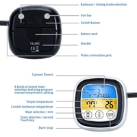 Intirilife Barbecue Thermometer in WEISS – Digitales BBQ Thermometer mit Timer zum Grillen und Kochen – Elektronisches Temperaturmessgerät Grillt Intirilife Barbecue Thermometer in WEISS – Digitales BBQ Thermometer mit Timer zum Grillen und Kochen – Elektronisches Temperaturmessgerät Grillt
