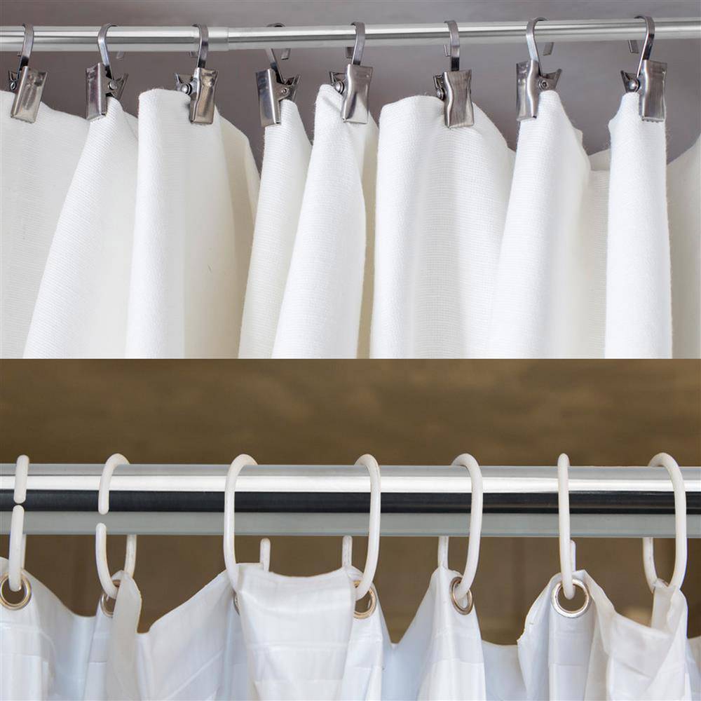 Intirilife Teleskopstange in SILBER 55 - 85 cm – Ausziehbare Stange aus Edelstahl vielseitig einsetzbar ohne Bohren und Schrauben – Klemmstange Du