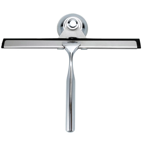 Intirilife Fensterabzieher in SILBER – Scheibenwischer mit Saugnapf Halterung ohne Bohren aus Edelstahl und Zinklegierung – Perfekt geeignet für Intirilife Fensterabzieher in SILBER – Scheibenwischer mit Saugnapf Halterung ohne Bohren aus Edelstahl und Zinklegierung – Perfekt geeignet für