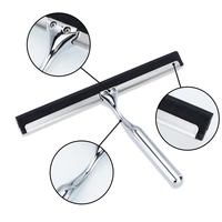 Intirilife Fensterabzieher in SILBER – Scheibenwischer mit Saugnapf Halterung ohne Bohren aus Edelstahl und Zinklegierung – Perfekt geeignet für Intirilife Fensterabzieher in SILBER – Scheibenwischer mit Saugnapf Halterung ohne Bohren aus Edelstahl und Zinklegierung – Perfekt geeignet für