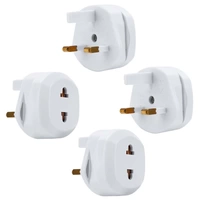 Intirilife 4x Steckdosen Adapter in WEISS – 4er Set UK Typ G auf USA Typ A Steckdosen Stromadapter Reisestecker für z.B. Amerika, Japan, Kanada, Th Intirilife 4x Steckdosen Adapter in WEISS – 4er Set UK Typ G auf USA Typ A Steckdosen Stromadapter Reisestecker für z.B. Amerika, Japan, Kanada, Th