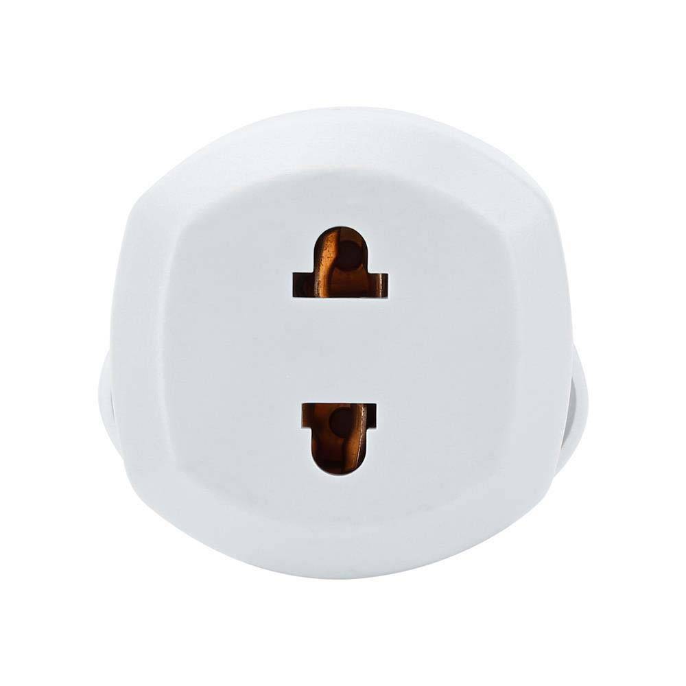 Intirilife 4x Steckdosen Adapter in WEISS – 4er Set UK Typ G auf USA Typ A Steckdosen Stromadapter Reisestecker für z.B. Amerika, Japan, Kanada, Th