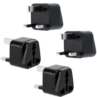 Intirilife 4x Steckdosen Adapter in SCHWARZ – 4er Set UK Typ G Steckdosen Stromadapter Reisestecker für z.B. Deutschland, Italien, Spanien, Frankr Intirilife 4x Steckdosen Adapter in SCHWARZ – 4er Set UK Typ G Steckdosen Stromadapter Reisestecker für z.B. Deutschland, Italien, Spanien, Frankr