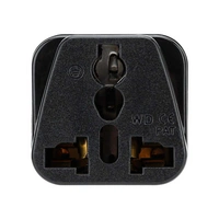 Intirilife 4x Steckdosen Adapter in SCHWARZ – 4er Set UK Typ G Steckdosen Stromadapter Reisestecker für z.B. Deutschland, Italien, Spanien, Frankr Intirilife 4x Steckdosen Adapter in SCHWARZ – 4er Set UK Typ G Steckdosen Stromadapter Reisestecker für z.B. Deutschland, Italien, Spanien, Frankr