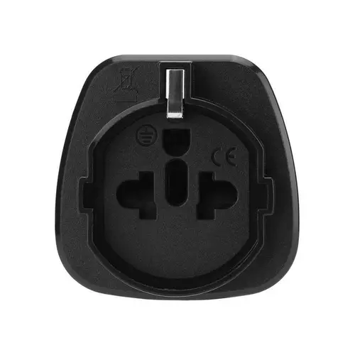 Intirilife 4x Steckdosen Adapter in SCHWARZ – 4er Set Typ B auf EU Schuko Steckdosen Stromadapter Reisestecker für z.B. Amerika, Japan, Kanada, Tha Intirilife 4x Steckdosen Adapter in SCHWARZ – 4er Set Typ B auf EU Schuko Steckdosen Stromadapter Reisestecker für z.B. Amerika, Japan, Kanada, Tha