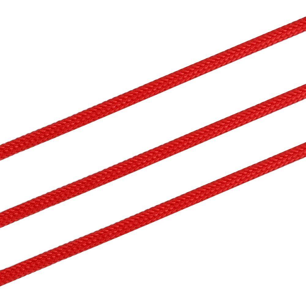 Intirilife 31m Nylon Outdoor Seil in ROT – Garten Seil 31 Meter lang und 4 mm dick – Paracord Seil Schnur reißfest und robust mit 7 Kernfäden vi