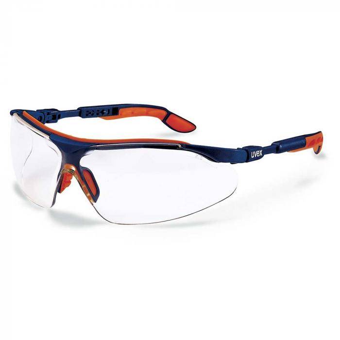 Schutzbrille Sport - superleicht - blau/orange