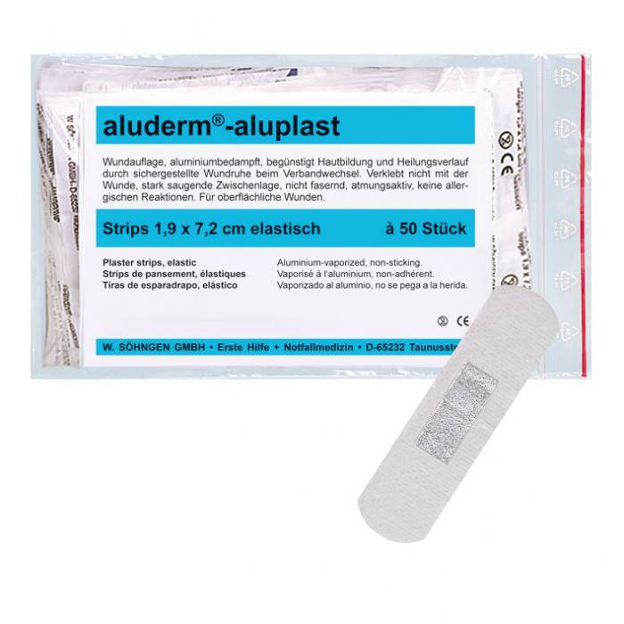 Pflaster - 1,9 x 7,2 cm - weiß - 10 Stück - Polyestervlies - elastisch - 50 Stück