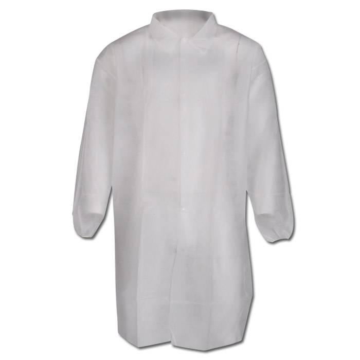 Kittel - L - weiß - PP - 40 gr/m² - CE Kat I