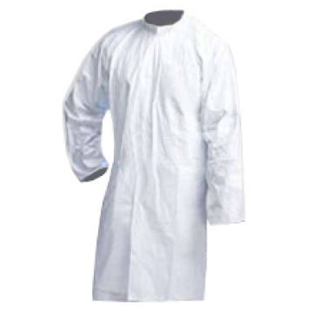 TYVEK® 500 Laborkittel - PE-Spinnvlies - Stehkragen - 3 Taschen - weiß - Größe XL - VE 50 Stück - Preis per VE